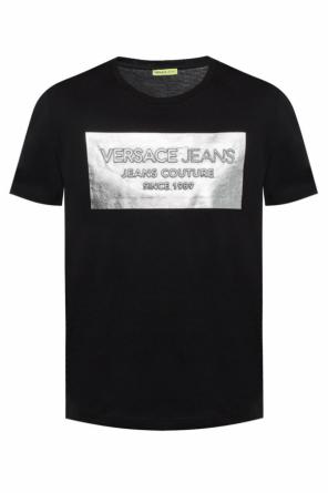 T-shirt z dekoracyjnym logo, zdjęcie 1 T-shirt z dekoracyjnym logo od Versace Jeans